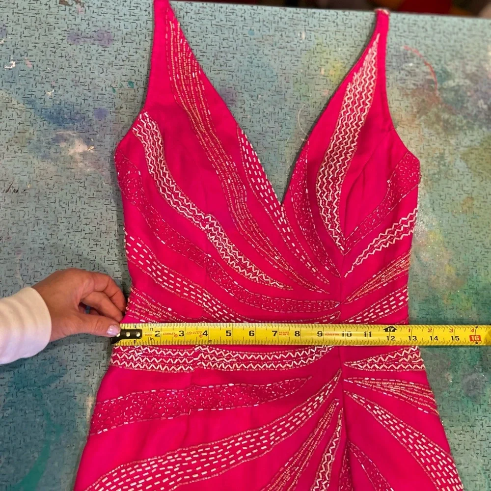 Y2K Beaded Barbie Pink Gown - Picture 11 of 16